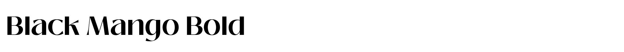 Black Mango Font | Webfont & Desktop | MyFonts